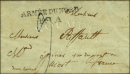 ARMEE DU NORD / Bau A Sur Lettre Avec Texte Daté De Granville. 1831. - SUP. - Marques D'armée (avant 1900)