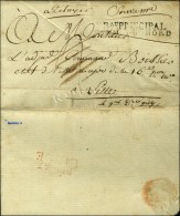 Bau PRINCIPAL / ARM. DU NORD Sur Lettre Avec Texte Daté D'Anvers Signé Du Général Gilly... - Armeestempel (vor 1900)
