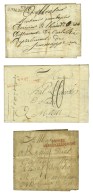 Lot De 3 Marques Postales De L'Armée D'Allemagne. - B / TB. - Army Postmarks (before 1900)