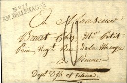 N° 11 / ARM. D'ALLEMAGNE Sur Lettre Avec Texte Daté De Vienne. 1809. - SUP. - Army Postmarks (before 1900)