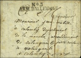 N° 3 / ARM. D'ALLEMAGNE Sur Lettre Avec Texte Daté De Gustron. 1811. - TB / SUP. - Marques D'armée (avant 1900)