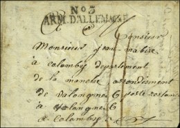 N° 3 / ARM. D'ALLEMAGNE Sur Lettre Avec Texte Daté De Gustron. 1811. - TB / SUP. - Armeestempel (vor 1900)