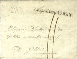 ARMÉE DU BAS RHIN Sur Lettre Avec Texte Daté '' Au Bivouac Devant Mayence An 3 ''. - TB / SUP. - R. - Army Postmarks (before 1900)