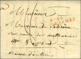 N° 49 / GRANDE ARMÉE Rouge Sur Lettre Avec Texte Daté De Mayence Le 27 Mai 1813. - TB / SUP. - R. - Marques D'armée (avant 1900)