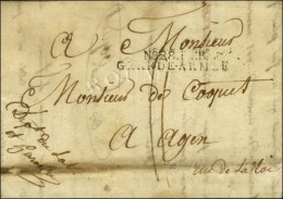 N° 28 DÉB / GRANDE ARMÉE Sur Lettre Avec Texte Daté De '' Archwitz à 4 Lieux De... - Army Postmarks (before 1900)