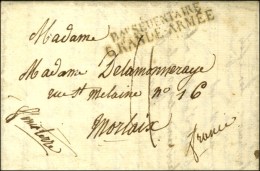 Bau SÉDENTAIRE / GRANDE ARMÉE Sur Lettre Avec Texte Daté '' Au Bivouac Près Bauzen Le... - Army Postmarks (before 1900)