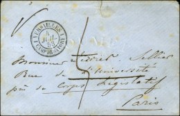 1 VERSAILLES 1 / CAMP DE SATORY Sur Lettre Adressée Au Corps Législatif à Paris, Taxe 5... - Lettres Civiles En Franchise