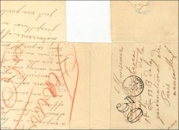 Càd T 16 PROVINS (73) 25 MAI 71 Taxe 30 DT Sur Lettre Pour Un Militaire à Paris (semaine Sanglante)... - Guerre De 1870