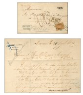 Lettre Avec Texte Daté De Moscou Le 21 Avril 1871 Pour Mr Huillard à Paris, Transmise Dans Paris Par... - War 1870