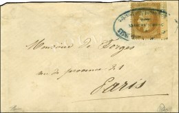 Lettre Non Affranchie Adressée Sous Double Enveloppe à L'agence Générale Des Courses.... - War 1870