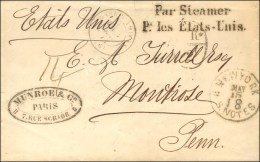 Lettre Avec Texte Daté De Paris Le 2 Mai 1871 Acheminée Par Passeur Privé Et Remise Au Bureau... - Guerre De 1870