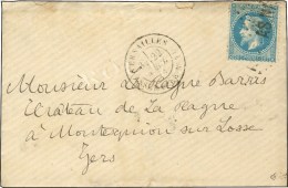 Lettre Avec Texte Daté De Paris Le 21 Avril 1871 Acheminée Par Passeur Privé Et Remise Au... - Guerre De 1870