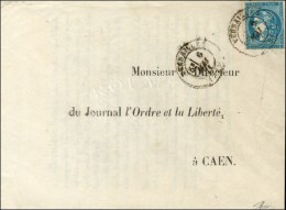 Enveloppe Contenant La Correspondance Imprimée De L'Agence Havas Datée De Paris Le 5 Mai 1871, Pour... - War 1870