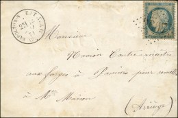 Lettre Avec Texte Daté De Paris Le 12 Mai 1871 Acheminée Hors De Paris Par Passeur Privé Et... - War 1870