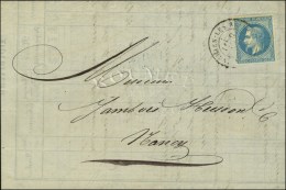 Lettre Avec Texte Daté De Paris Le 8 Mai 1871 Acheminée Par Passeur Privé Et Remise Au Bureau... - Guerre De 1870
