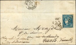 GC 2602 / N° 46 Càd T 16 NANTES (42) 3 MAI 1871 Sur Lettre Pour Paris Redirigée à... - Guerre De 1870