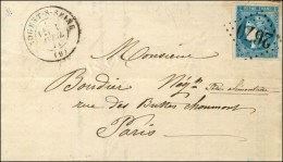 GC 2670 / N° 46 Càd T 17 NOGENT-S-SEINE (9) 1 AVRIL 1871 Sur Lettre Pour Paris Sans Càd... - Krieg 1870