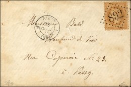 GC 892 (Paris / La Chapelle St Denis ) / N° 28 Càd De Rayon 1 PARIS 1 (60) 28 AVRIL 71 Sur Lettre Pour... - War 1870