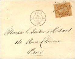 Etoile 3 / N° 28 Càd De Rayon 3 PARIS 3 (60) 24 AVRIL 71 Sur Lettre De Paris Pour Paris. Rare... - Guerre De 1870