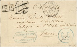 Lettre Avec Texte Daté De Paris, émanant D'un Prisonnier Au Dépôt De Police De La Place... - Guerre De 1870