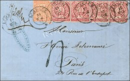 Càd LIMBACH 18 MARS 71 / TP AIL 1/2 G + 1g (4) Sur Lettre Insuffisamment Affranchie Pour Paris, Taxe Tampon... - Guerre De 1870