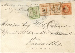 GC 3352 / Als N° 4 + 5 (paire) + Fr N° 31 Càd T 17 SEDAN (7) 16 MARS 1871 Sur Lettre Pour Un... - Lettres & Documents