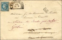 N° 29 Oblitéré Griffe Encadrée PD, à Coté Très Rare Cachet Bavarois... - Krieg 1870