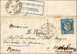 Etoile 18 / N° 37 Càd R. D'AMSTERDAM 10 FEV. 1871 Sur Lettre Insuffisamment Affranchie Pour Un... - Krieg 1870