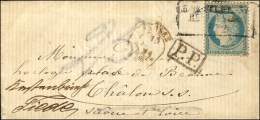 Cachet Encadré K. PR. FELDPOST / RELAIS N° 41 (Versailles) / N° 37 + P.P. Sur Lettre Avec Texte... - Guerre De 1870