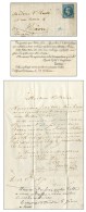 GC 4927 (Neuilly Sur Marne) / N° 29 Sur Lettre Avec Texte Daté De Paris Du 13 Octobre 1870 Sortie Par... - Guerre De 1870