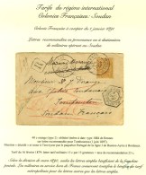 Càd RENNES / N° 94 Sur Lettre Recommandée Pour Un Militaire à Tombouctou. Au Recto,... - Sonstige & Ohne Zuordnung