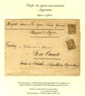 Càd VIC EN BIGORRE / N° 80 (2) Sur Papiers D'affaires Pour Rio Cuarto (Argentine). - TB. - R. - Sonstige & Ohne Zuordnung