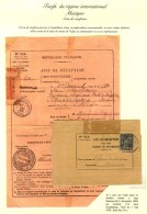 Càd MAINNEVILLE / N° 103 Sur Avis De Réception Pour Guadalajara. 1899. - TB. - Autres & Non Classés