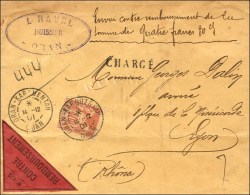 ORAN-KARGUENTHA / ORAN / N° 94 Sur Envoi Contre-remboursement De Moins De 50g (valeur : 4,80 Frs) Pour Lyon... - 1876-1878 Sage (Type I)