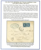 GC 3140 / N° 29 (2) Càd T 23 RILLE (36) 24 AOUT 68 (dateur Modifié) + BM. 1ère Date Vue Du... - 1863-1870 Napoléon III Lauré