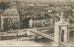 SEYSSEL (Ain) Les Quais Et Les Usines De Mèches - Seyssel