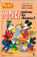 Mickey-Parade N°1208 Bis "Mickey Mène La Danse !"  Edi-Monde 1975 BE - Mickey Parade