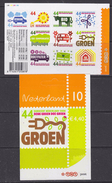 Nederland 2008 Groen / Green 10v (self Adhesive) ** Mnh (34979) @ Face Value - Nuevos