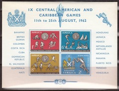 Jamaica 1962 Minisheet, Mint No Hinge, Sc# 200a - Giamaica (1962-...)