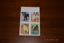 USA. Scott # 4604-07 MNH. Plate Block Of 4. Working Dogs 2012 - Nuevos