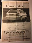 TOYOTA Corolla - Auto Car - Pagina Di Quotidiao - 39448 - Autres & Non Classés