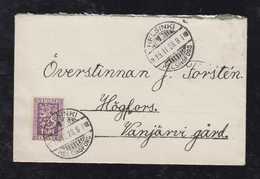 Finnland Finland 1928 Cover HELSINKI To HÖGFORS - Lettres & Documents