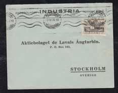 Finnland Finland 1935 Cover Viking Boat  To STOCKHOLM Sweden - Lettres & Documents
