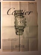 CARTIER - Orologio Watch - Pagina Di Quotidiao - 39466 - Other & Unclassified