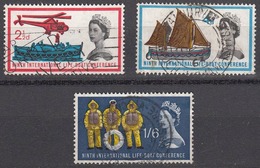 Great Britain 1963 Cancelled, Sc# 395-397 - Oblitérés