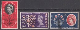 Great Britain 1961 Cancelled, Sc# 379-381 - Usados