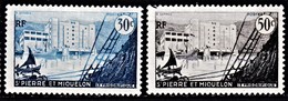 SAINT PIERRE ET MIQUELON  1955 1956       Le Frigorifique        Fisch Freezing Plant    2v. - Unused Stamps