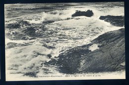 Cpa Du 56  - Ploemeur  Kerroch  Effets De Vagues Sur Les Rochers De La Côte  NCL57 - Ploemeur