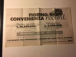 FIAT Fiorino Auto Car - Pubblicità Advetising - Pagina Di Quotidiano - 39477 - Andere & Zonder Classificatie