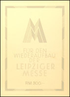 MESSE-GROSSBLOCK, Sonderdruck, Nr. 0009286, Mit Schutzhülle, Minimale Mängel, Mi. 500.-, Katalog: Bl.5SX... - Other & Unclassified